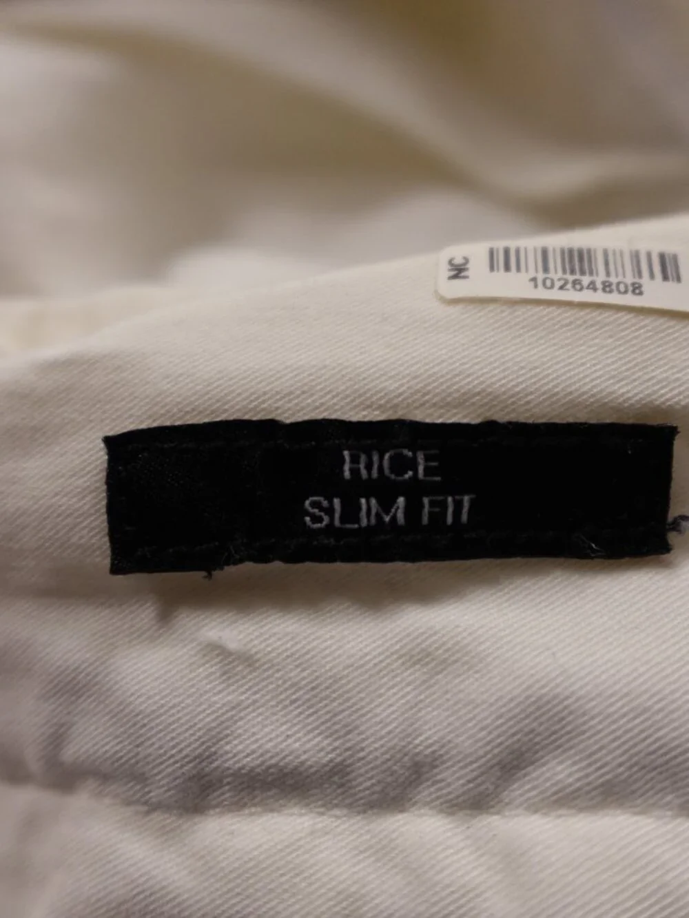 Hugo Boss Rice Slim Fit Chino Pants Men’s 36R White Designer Casual Preppy FAIR